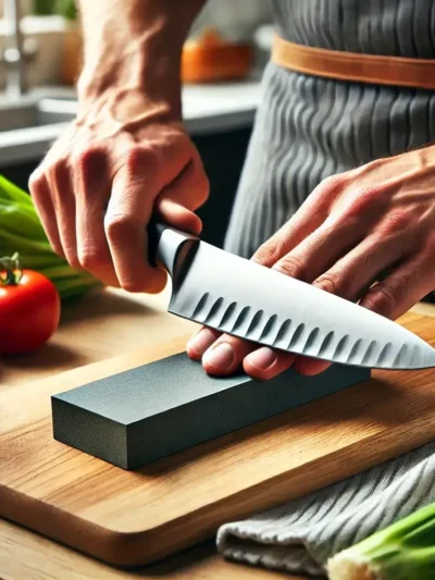 COMO AMOLAR FACA DE COZINHA